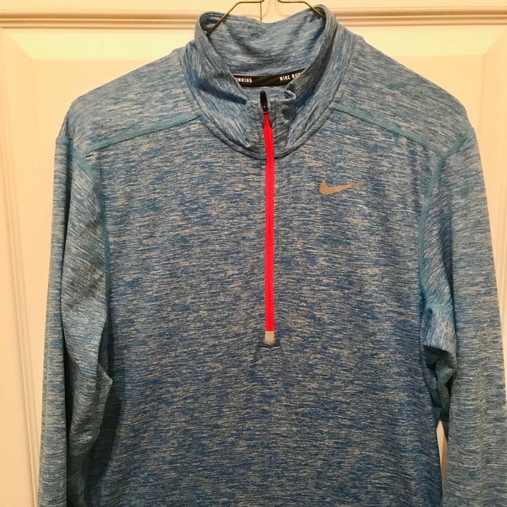 NIKE RUNNINGDRI-FIT MESH LONG SLEEVE ZIP UP